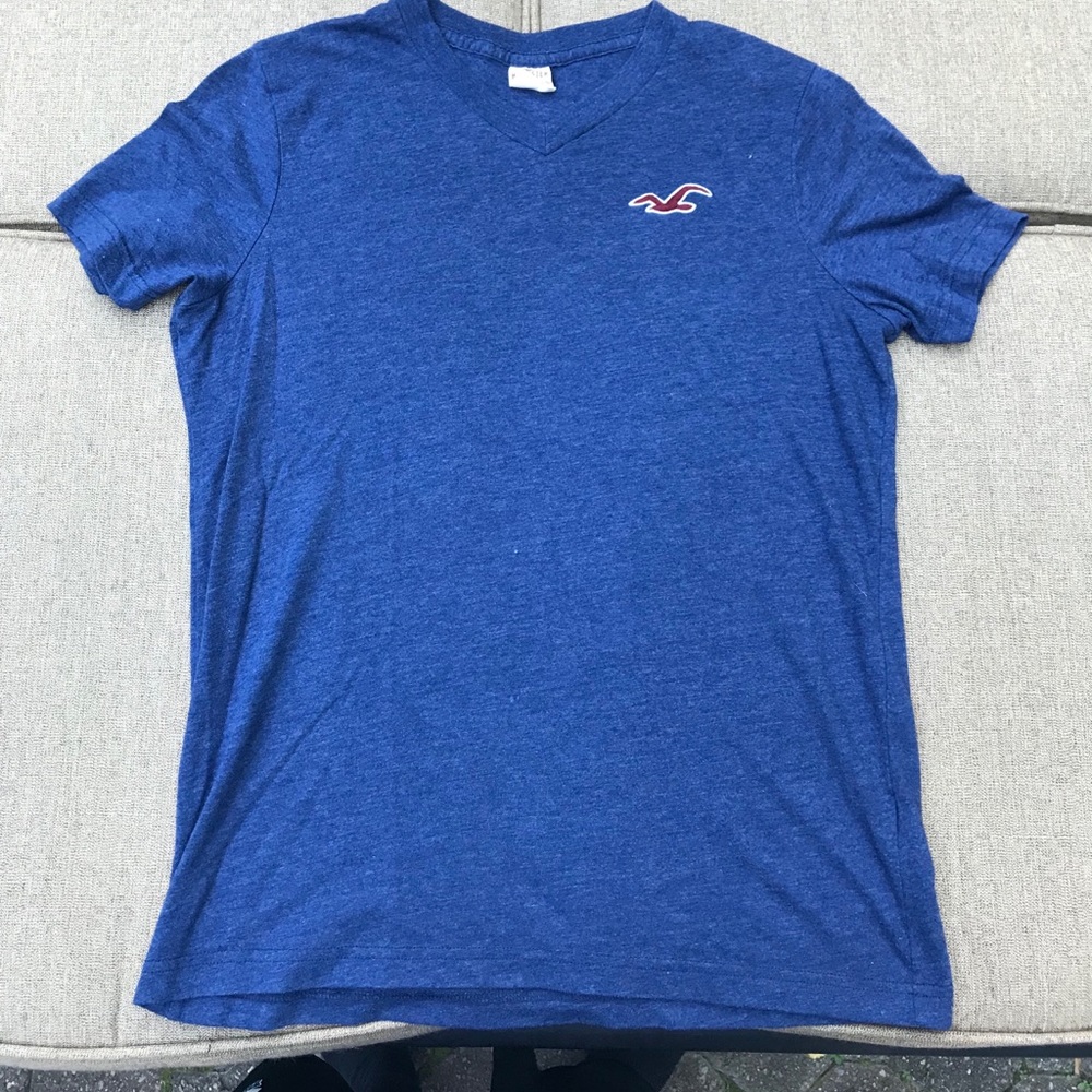 Blue Hollister v neck